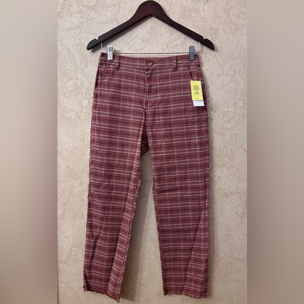 Volcom Brown Patterned Fabric